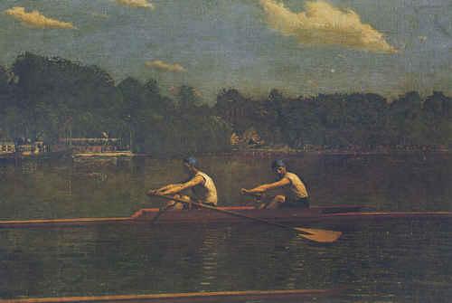 Thomas Eakins Biglen Brothers Racing China oil painting art